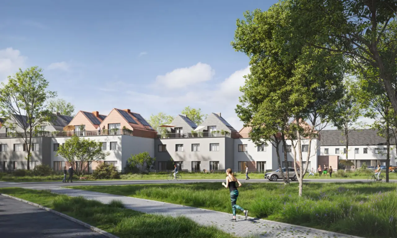 Wrocław Stabłowice, ul. Łomnicka Dom szeregowy - 106 m² - 5 pokoi — 4/5