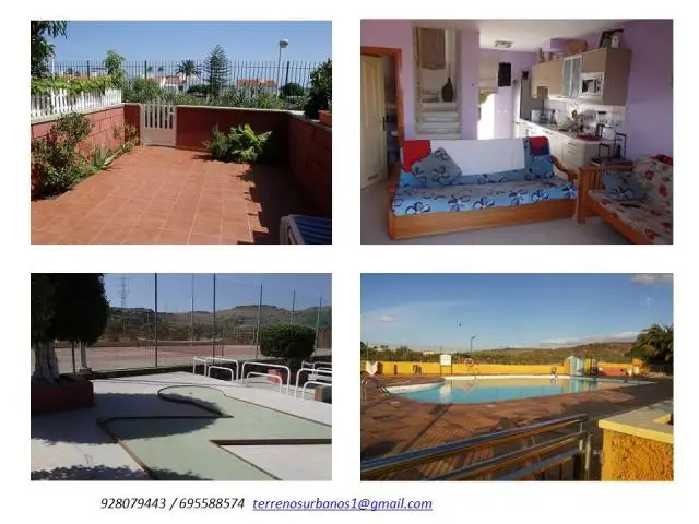 GRAN CANARIA.BUNGALOW IN GREEN SEA. PLAYA DE LAS BURRAS. SAN AGUSTIN. — 35100, Las Palmas de Gran Canaria, Las Palmas, Spain, tenerife-canary, Ισπανία