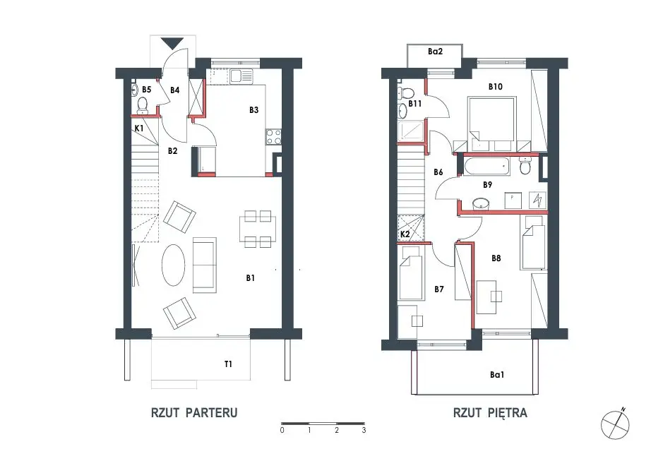 Warszawa Wawer Dom szeregowy do wykończenia - 92 m² - 4 pokoje — 4/6